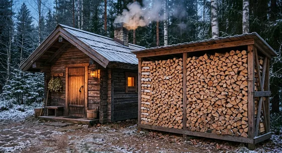 Укладка дров в Молокове, переулок Лагерный, 5